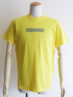 Dsquared2 ロゴプリント T-SHIRT (イエロー)  S71GD1042