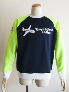 AIRLINE SWEAT    ( イエロー ) NEON ラグラントレーナー RSM-21207