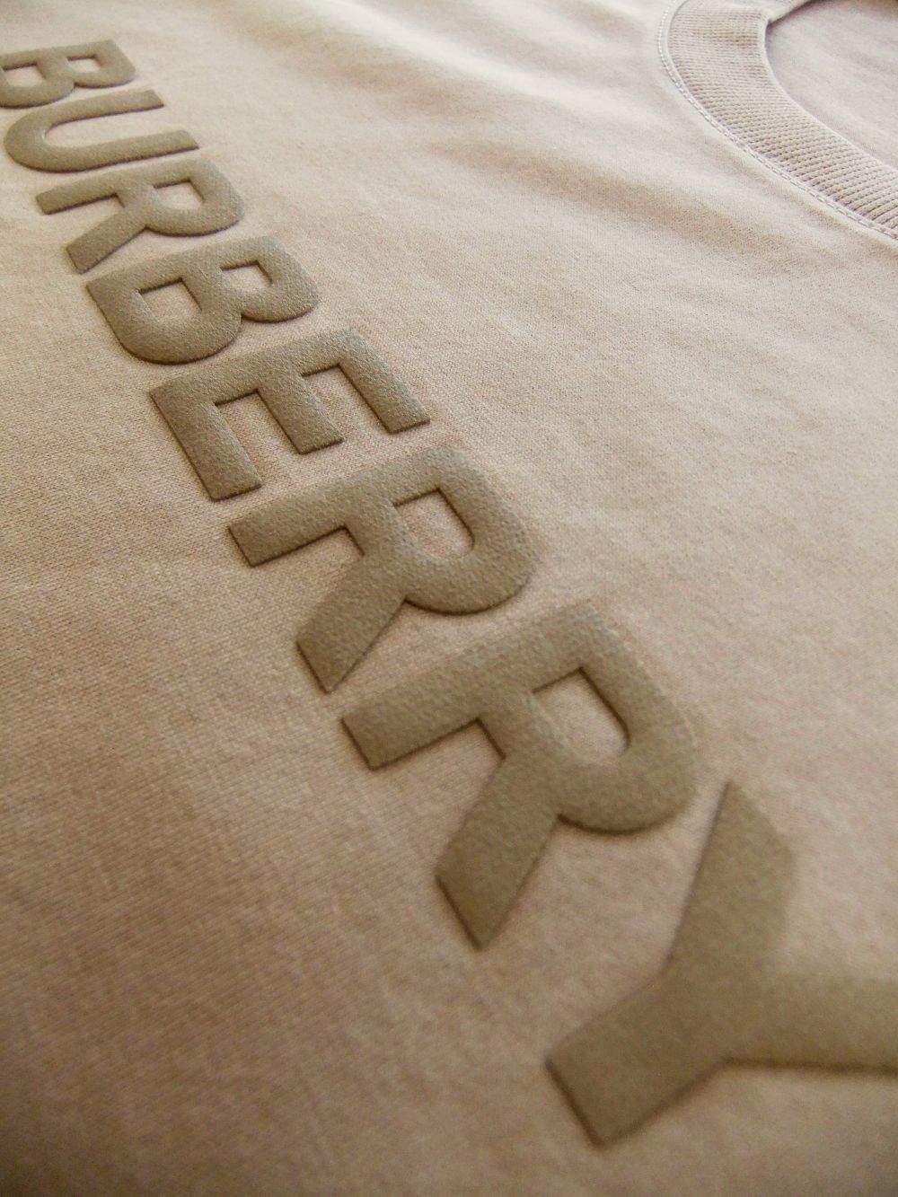 LOGO COTTON OVERSIZED  T-SHIRT （キャメル） ロゴプリント コットン オーバーサイズ Tシャツ