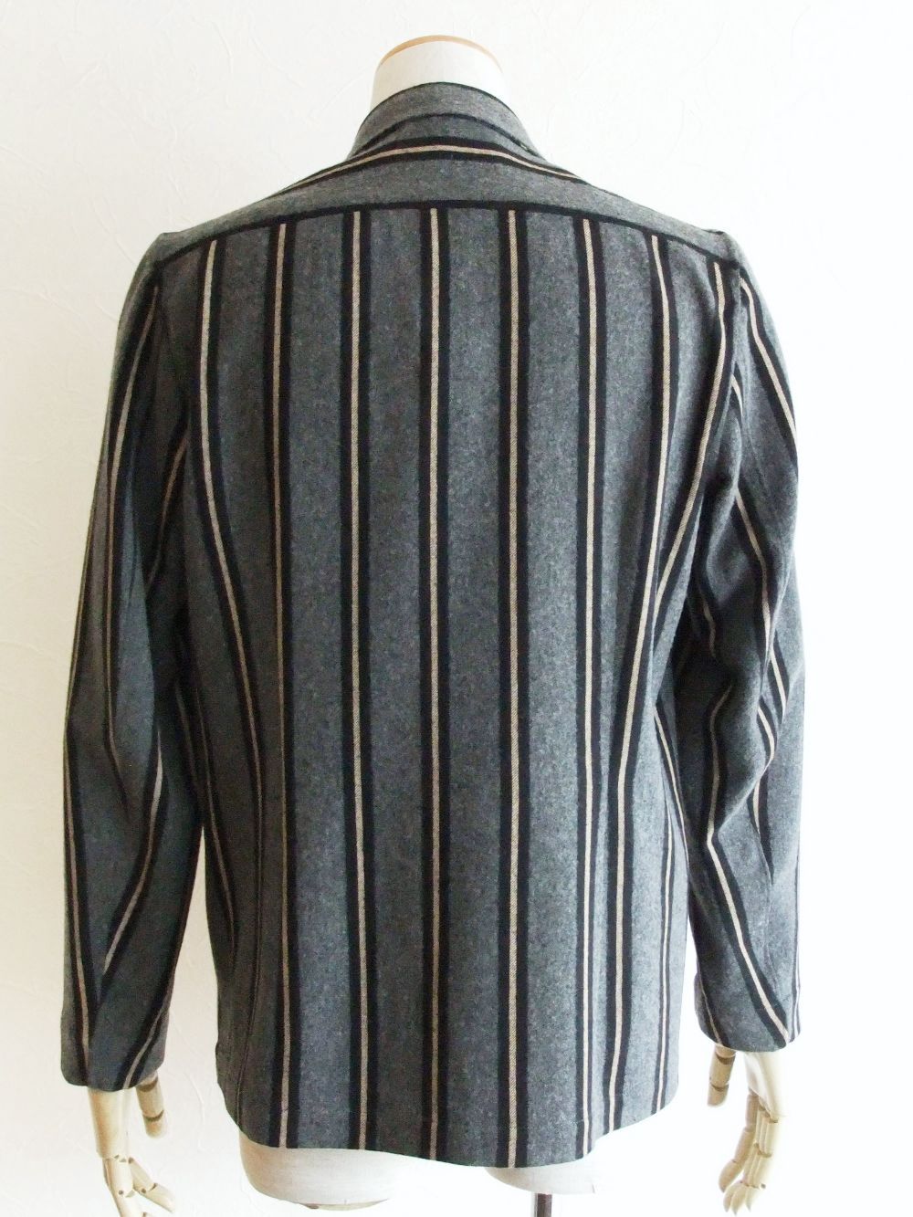 STRIPE 2B JACKET  ストライプシャツジャケット   AMAJ-C1291