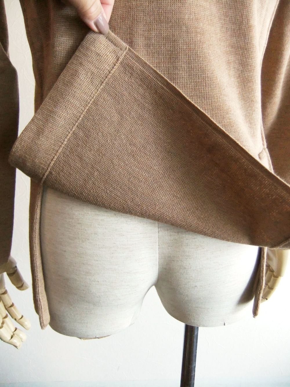 KNIT 2B JACKET   ウール ニット ジャケット