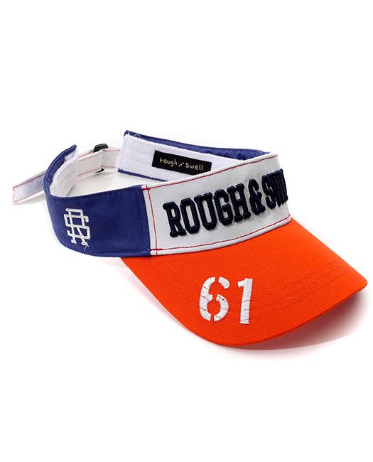 TRICOLOR VISOR (オレンジ) ロゴ入りサンバイザー  RSA-21002
