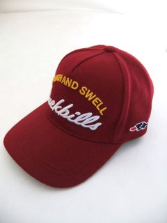 FLANNEL B.B Cap 3   ロゴ入りキャップ ( バーガンディ ) RSA-20203