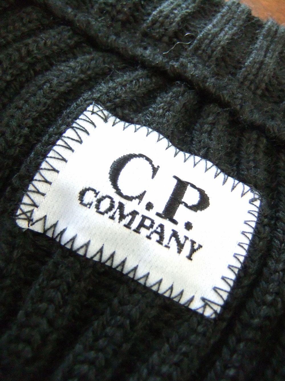 MERINO WOOL LENS SWEATER  リブ編みクルーネック セーター