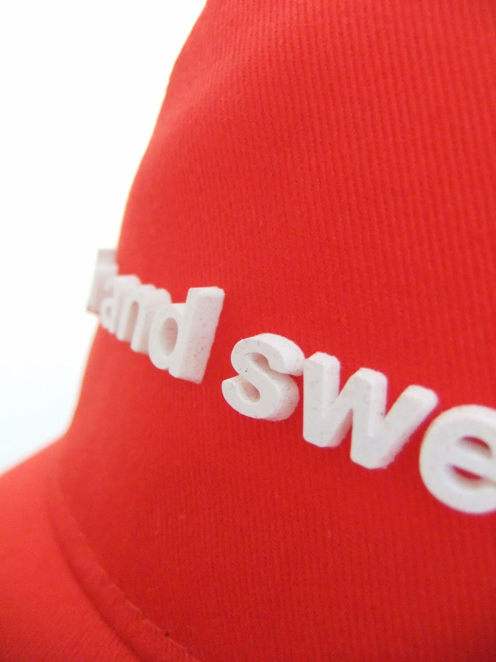 SIMPLE B.B. CAP  ( レッド )  ロゴ入りキャップ