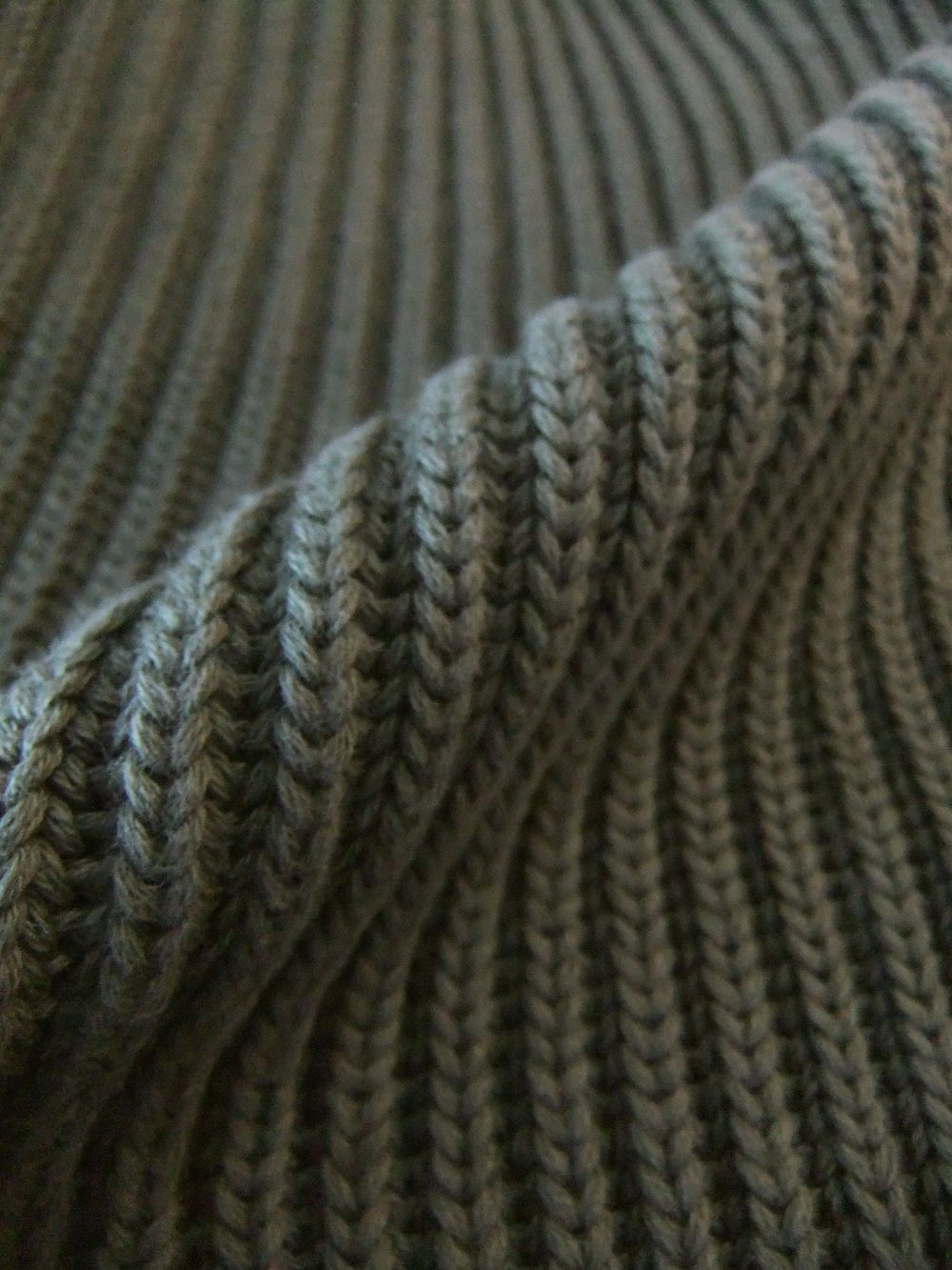 《MM➅》 Maison Margiela     リブ コットン ZIP カーディガン