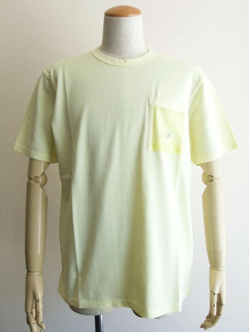 TACTINGPIQUEMIXEDT-SHIRT (イエロー)  ポケット付き半袖Tシャツ