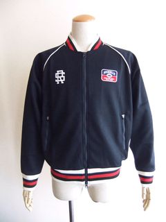 STOCKHOLM T.T.   ロゴ入り トラックジャケット (ネイビー)   RSM-25258