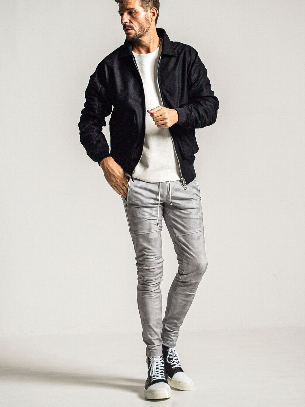 VELOURS FLEECE NEO THERMAL  (ホワイト)  カットオフ ハニカム サーマル