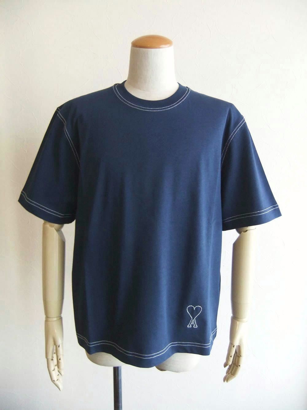 【ユニセックス】AMI DE COEUR  Tシャツ   刺繡ロゴ 半袖 Tシャツ
