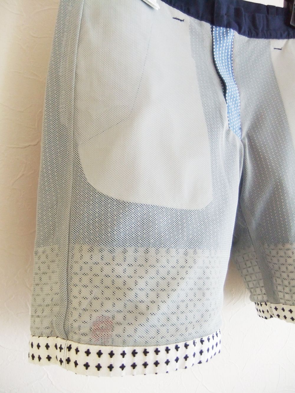 SASHICO SHORTS  (TYPE A)  刺し子織り ハーフパンツ   RSM-23071
