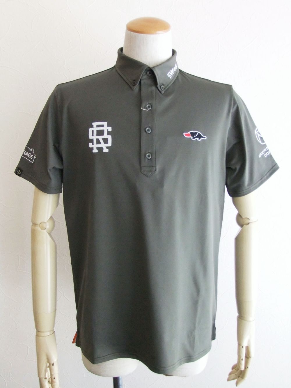 2022 TOUR POLO (オリーブ)   半袖B.D.ポロ  RSM-22001