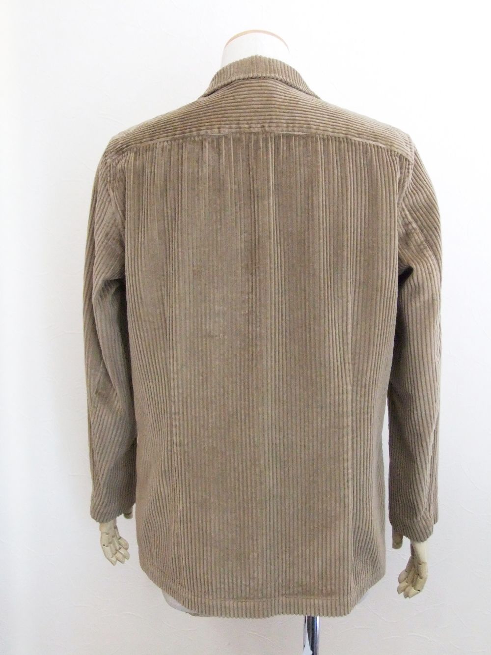 COTTON 2B JACKET (ライトブラウン) コットン 2B シャツジャケット