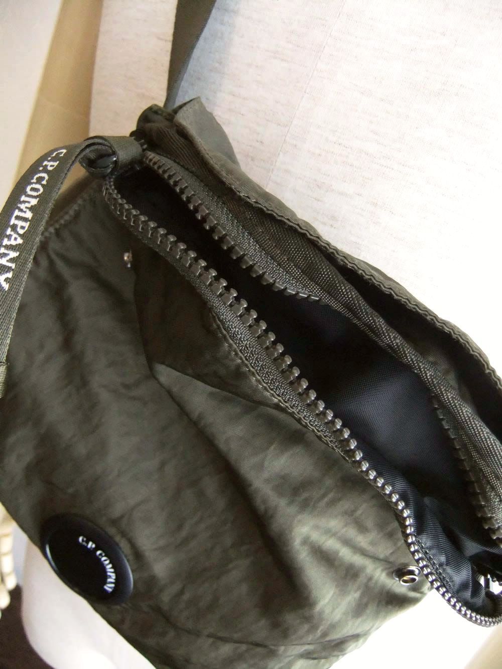 NYLON B LENS WAIST BAG   (カーキ) ミニバッグ