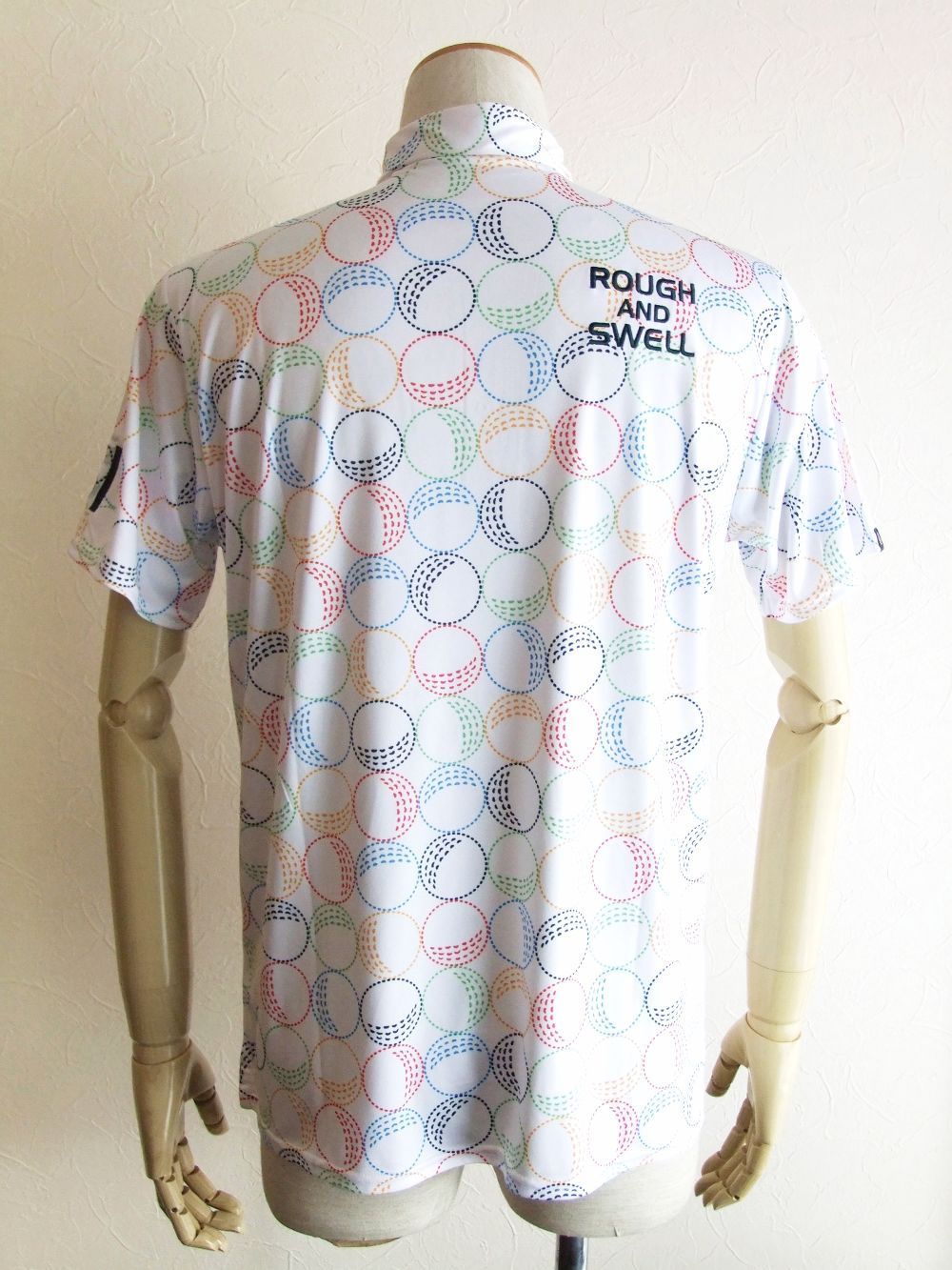 COLOR BALL POLO   カラーボール柄 半袖ポロ  RSM-22015