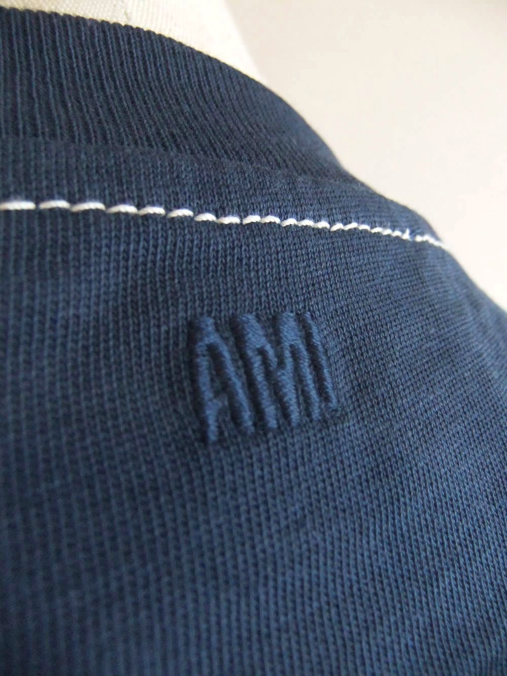 【ユニセックス】AMI DE COEUR  Tシャツ   刺繡ロゴ 半袖 Tシャツ