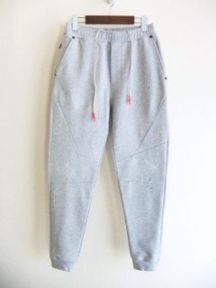 INVISIBLE ペイント&ダメージ加工  スウェット パンツ     SWEAT  PANT  【Safari 掲載】