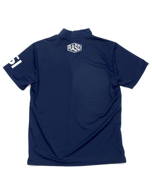 SYMBOL MOCK  ( ネイビー )  モックネック 半袖ポロシャツ RSM-21042
