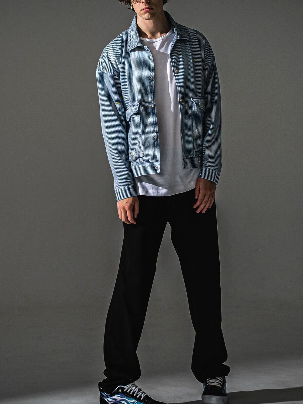 LDENIM AG FLIGHT JK    ヒッコリーデニムジャケット