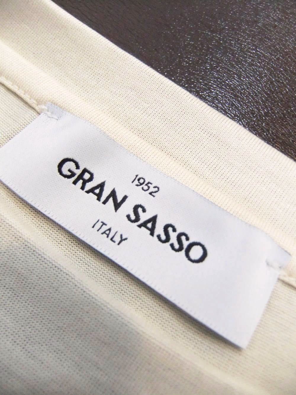 マーセライズ クルーネック Tシャツ (アイボリー)