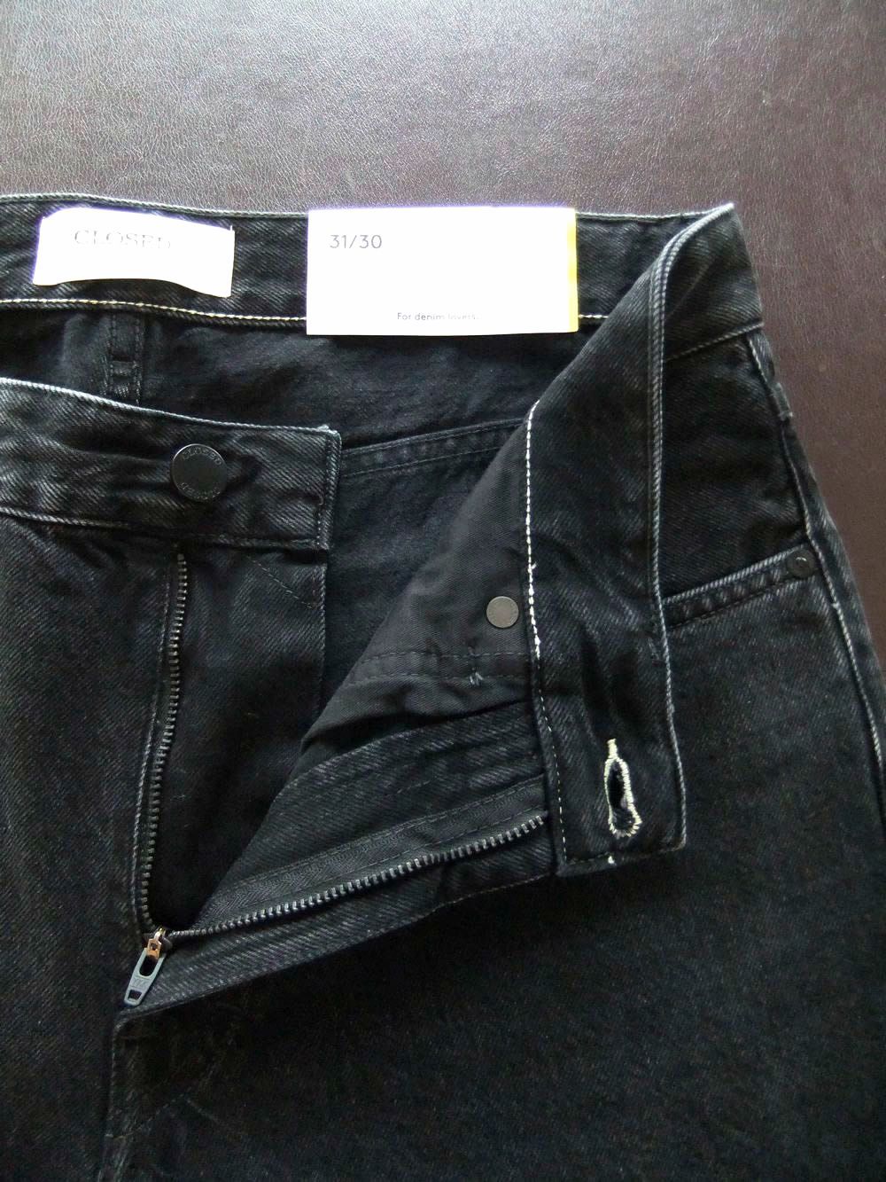 COOPER TRUE DENIM PANT   (ブラック) ストレート デニム