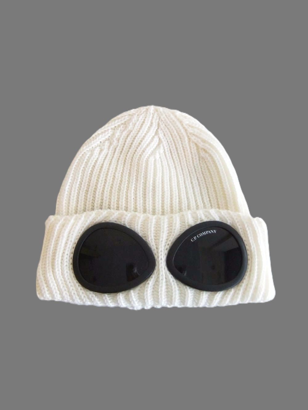 EXTRAFINE MERINO WOOL GOGGLE BEANIE ゴーグル ニット帽 ( ホワイト )