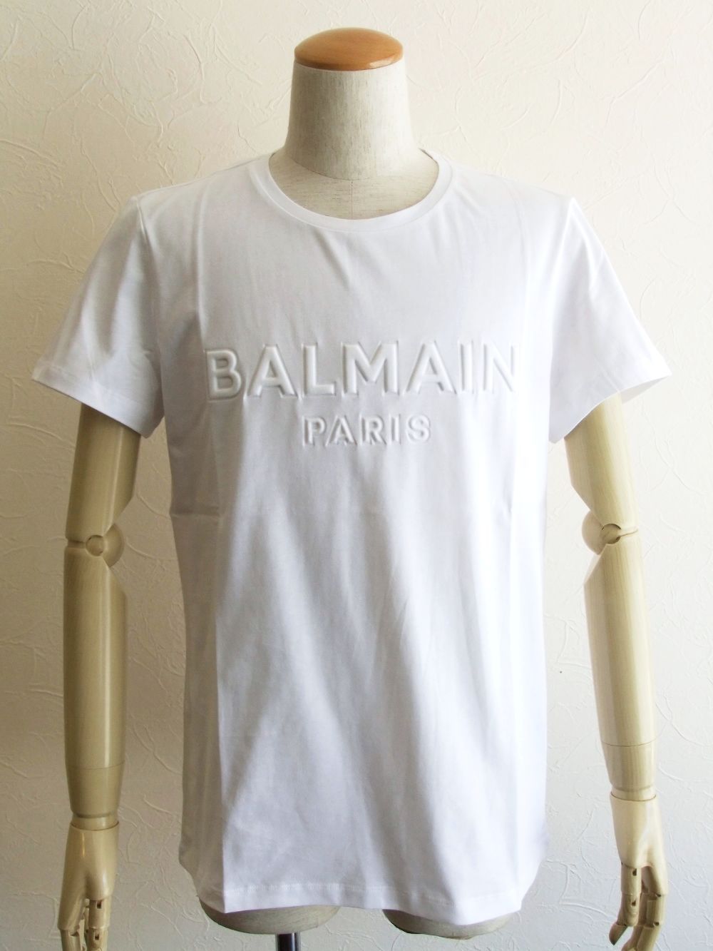 BALMAIN - ホワイト コットン Tシャツ ホワイト Balmain Paris ...