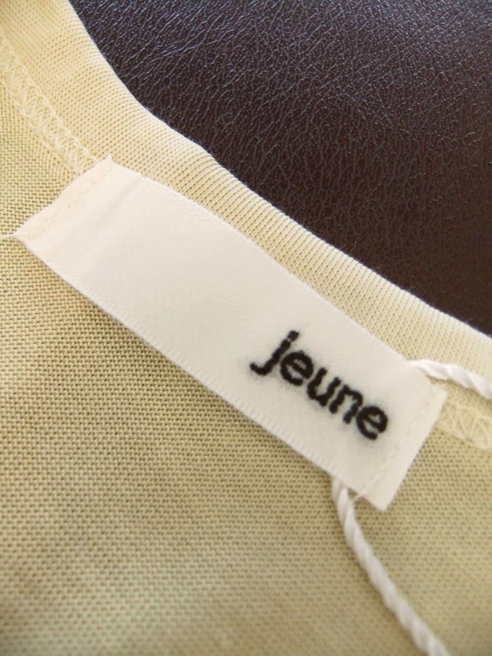 【jeune】 フリルレース付き クルーネック プルオーバー   J149646M