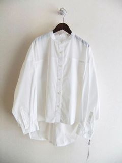 綿ローン ワイド オーバー ブラウス   A149002M