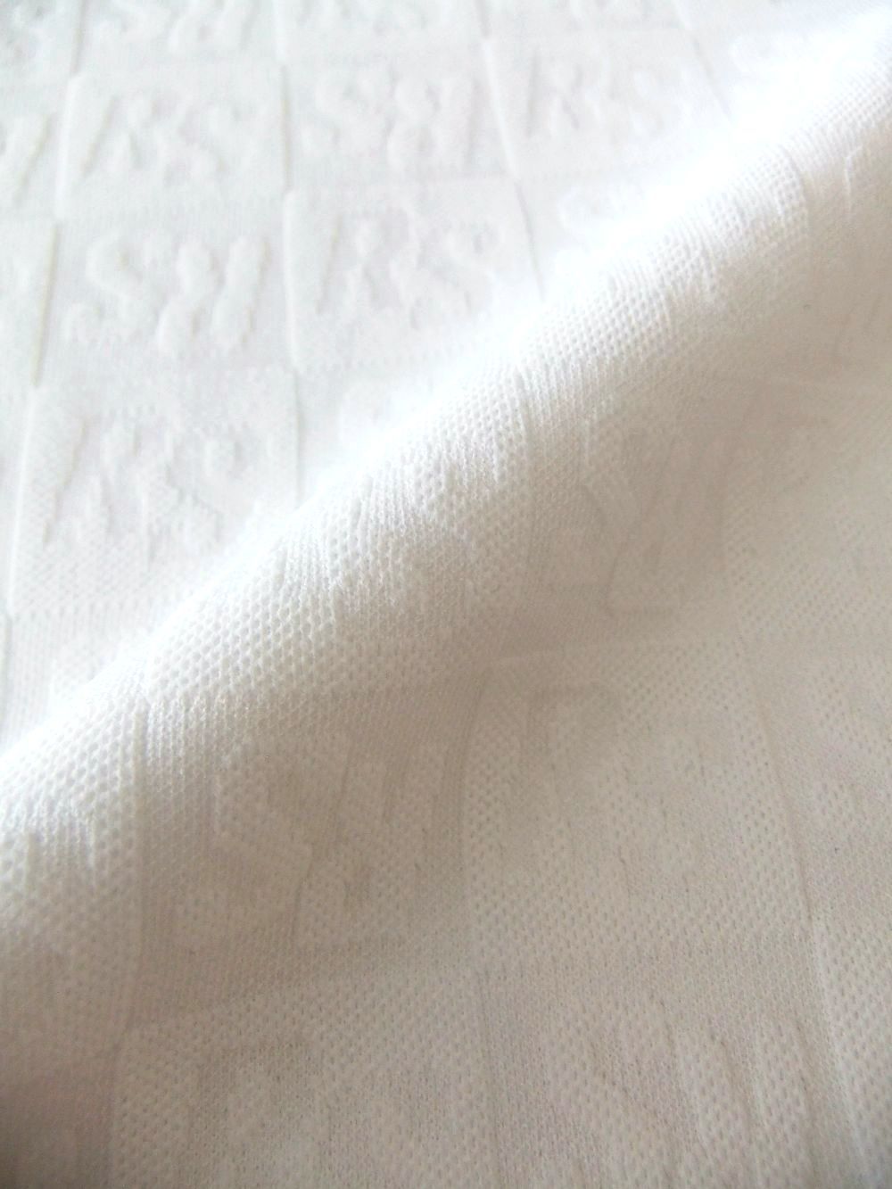 RS JACQUARD POLO   (ホワイト) 半袖ポロ  RSM-25012
