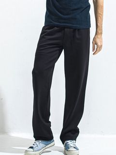 SEMI WIDE TUCK PANTS   ワイド イージーパンツ （ブラック）