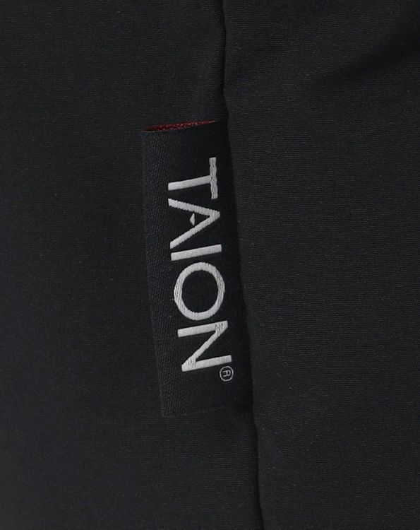 MENS TAION DOWN CREW NECK （ブラック）  TAION × ダウン プルオーバ