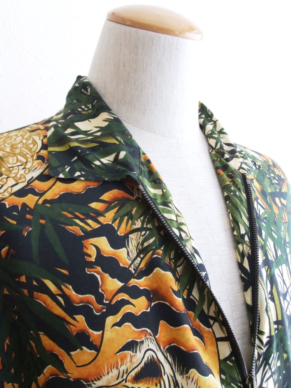 TIGER PRINT ZIP SHIRT タイガープリント ブルゾン   S71DM0393