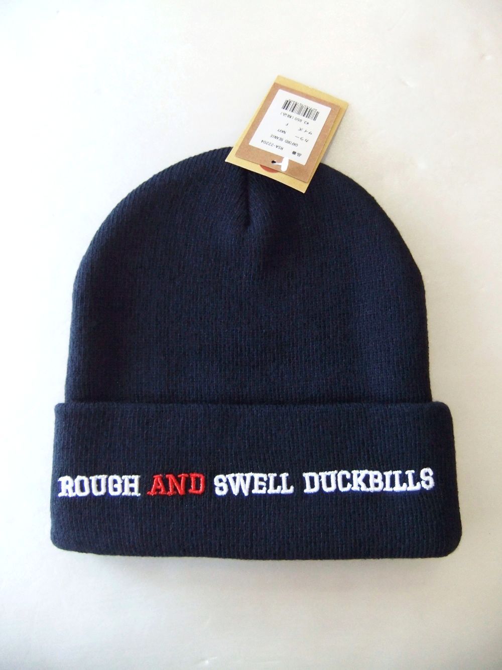 OXFORD BEANIE   (ネイビー)  ロゴニットキャップ    RSA-22204