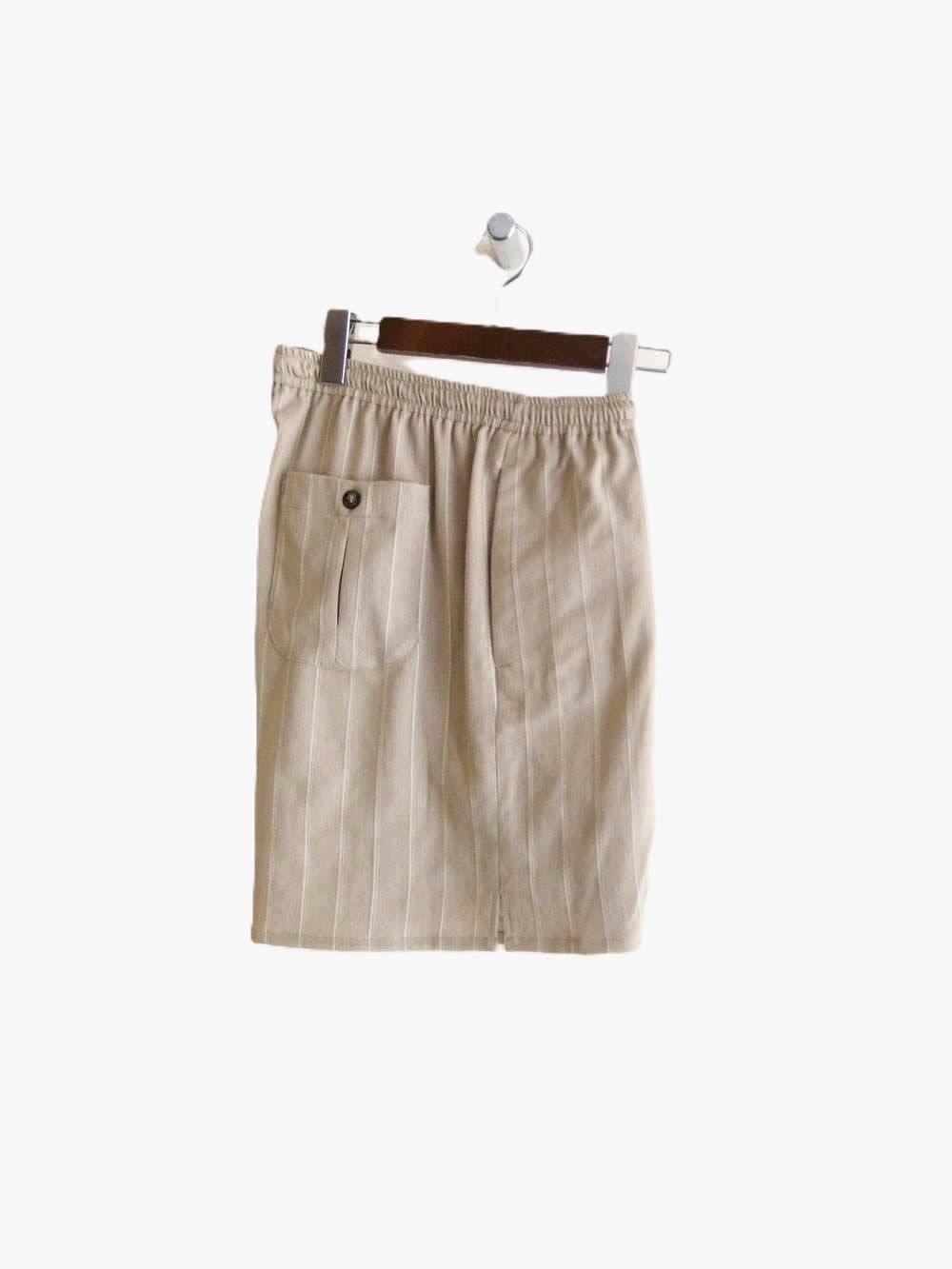 MANFREDO / SH    シルキーピンストライプ ハーフパンツ  A3542