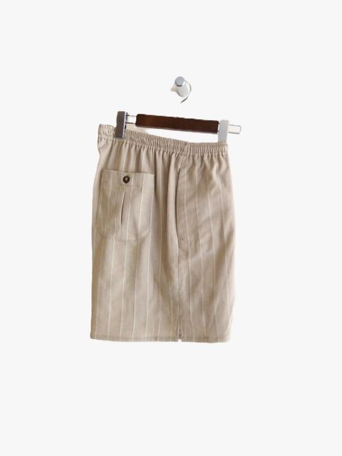 MANFREDO / SH    シルキーピンストライプ ハーフパンツ  A3542