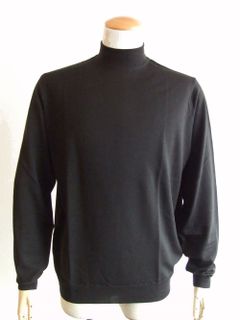 WALTON ( ブラウン )  30G  長袖モックネックニット