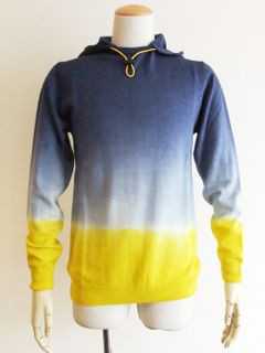 SAIHO   タイダイ染め ニットフーディ