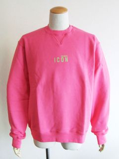 MINI ICON COOL SWEATER  (ピンク)  ミニロゴ スウェットプルオーバー   S79GU0009
