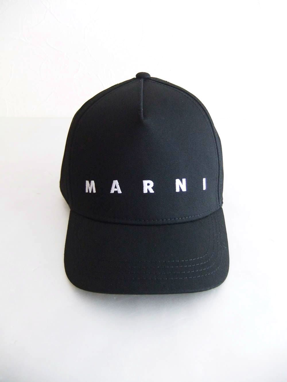 MARNI KIDS ロゴ刺繍入り レディース ガールズ ベースボールキャップ