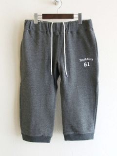 THREE QUARTER SHORTS (チャコールグレー)  ハーフ スウェットパンツ   RSM-22056