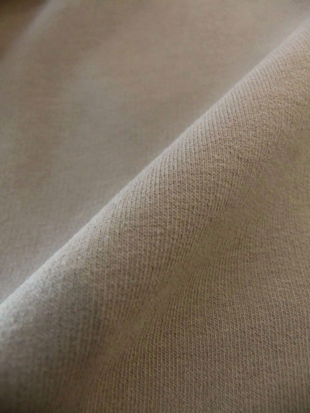 IF TEE  ミニ裏毛 クルーネック 半袖Tシャツ ( ベージュ )