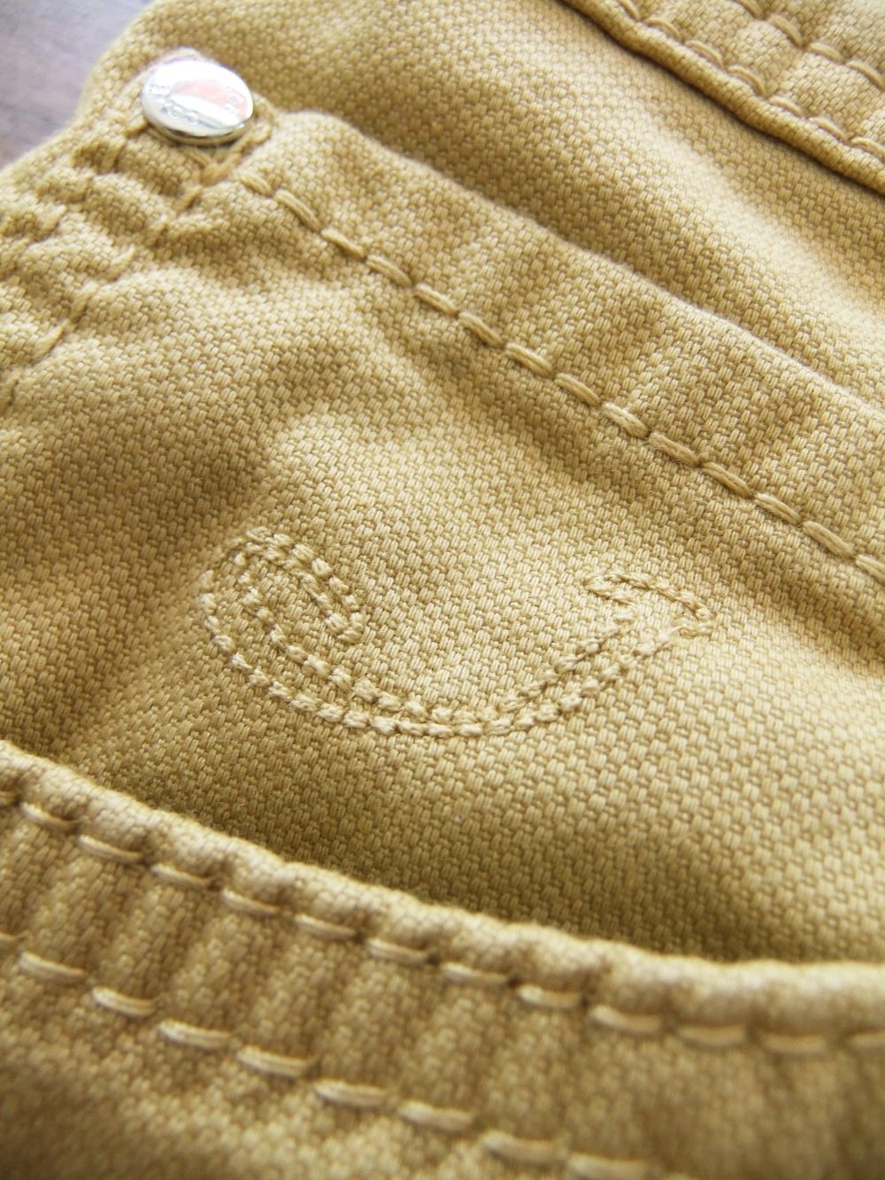NICK ウォッシュドストレッチト SLIM FIT  コットンパンツ