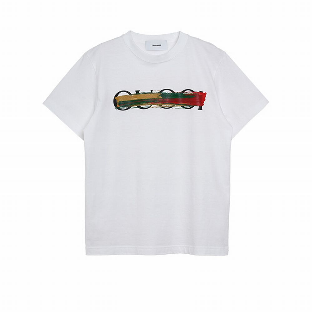 【MICALLE MICALLE Account】 HOMMAGE DORO GC T-SHIRT   (ホワイト)   ロゴ T-SHIRT   MAB101TDA
