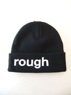 BIG LOGO BEANIE   (ブラック)  ロゴニットキャップ    RSA-21203