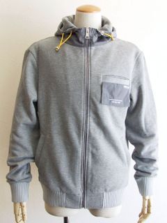 ONTAKE ナイロン切替パーカー (グレー)