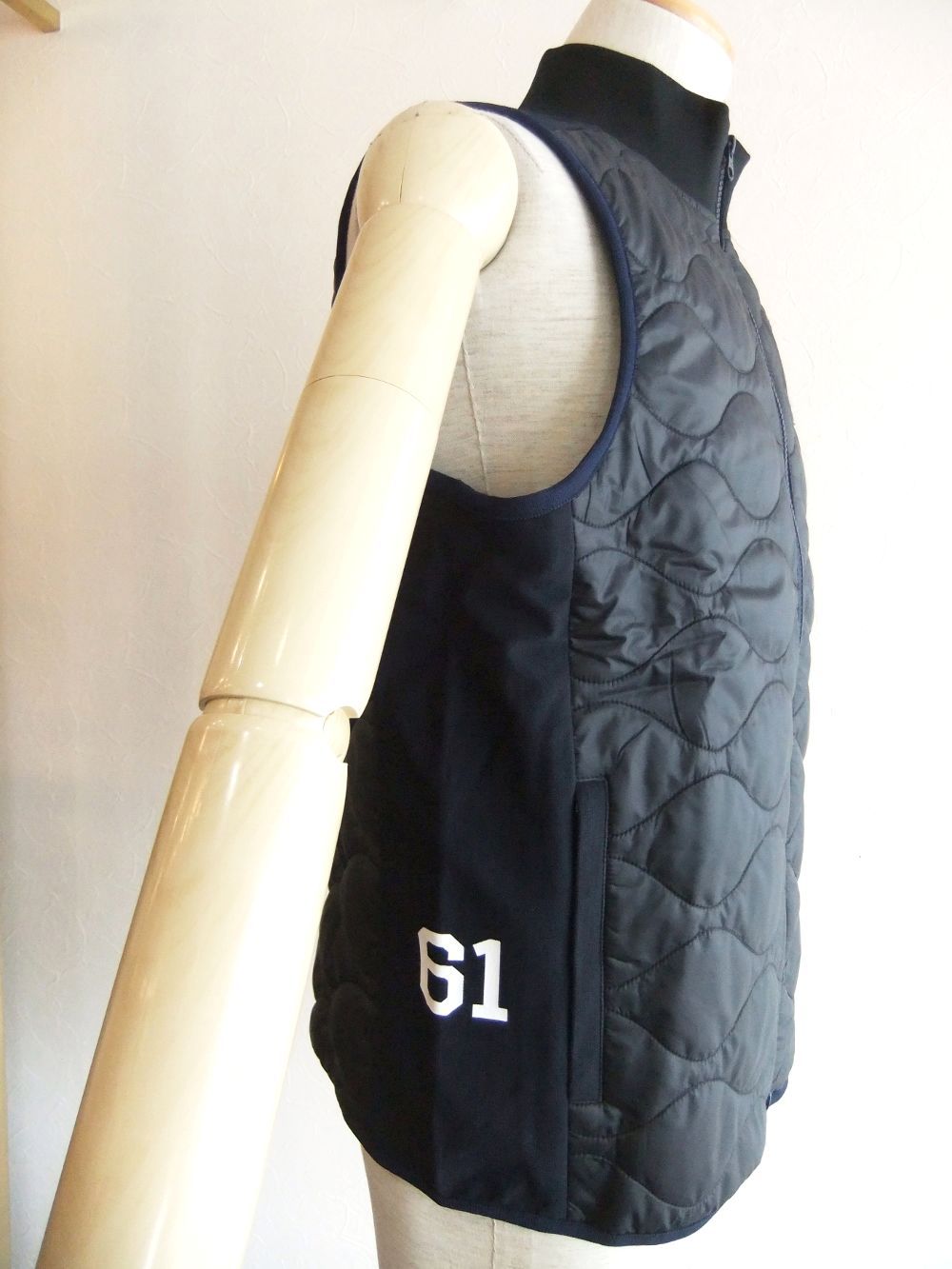 SWELL VEST (ネイビー)  中綿入り ベスト    RSM-24252