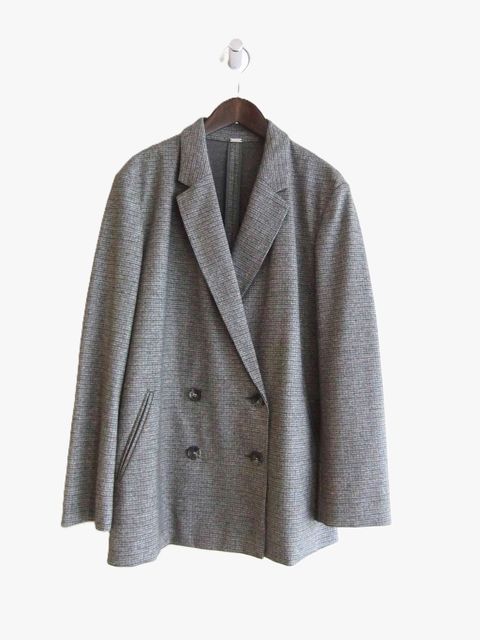 Double-breasted テーラード ジャケット （千鳥格子）  636411