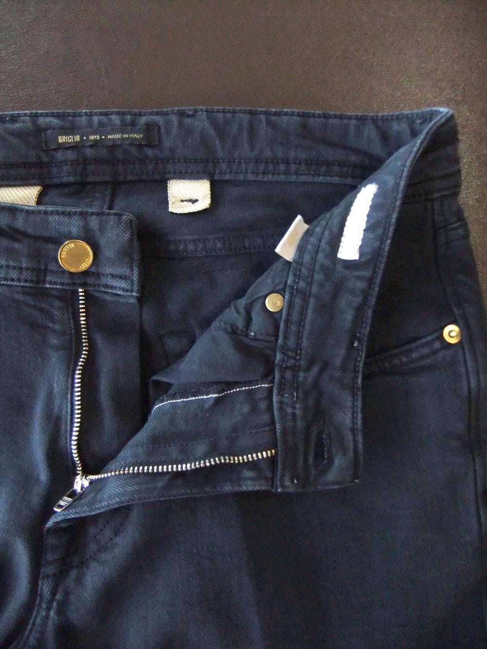 BRIGLIA 1949 STEVE  コットンストレッチ スリムデニムパンツ