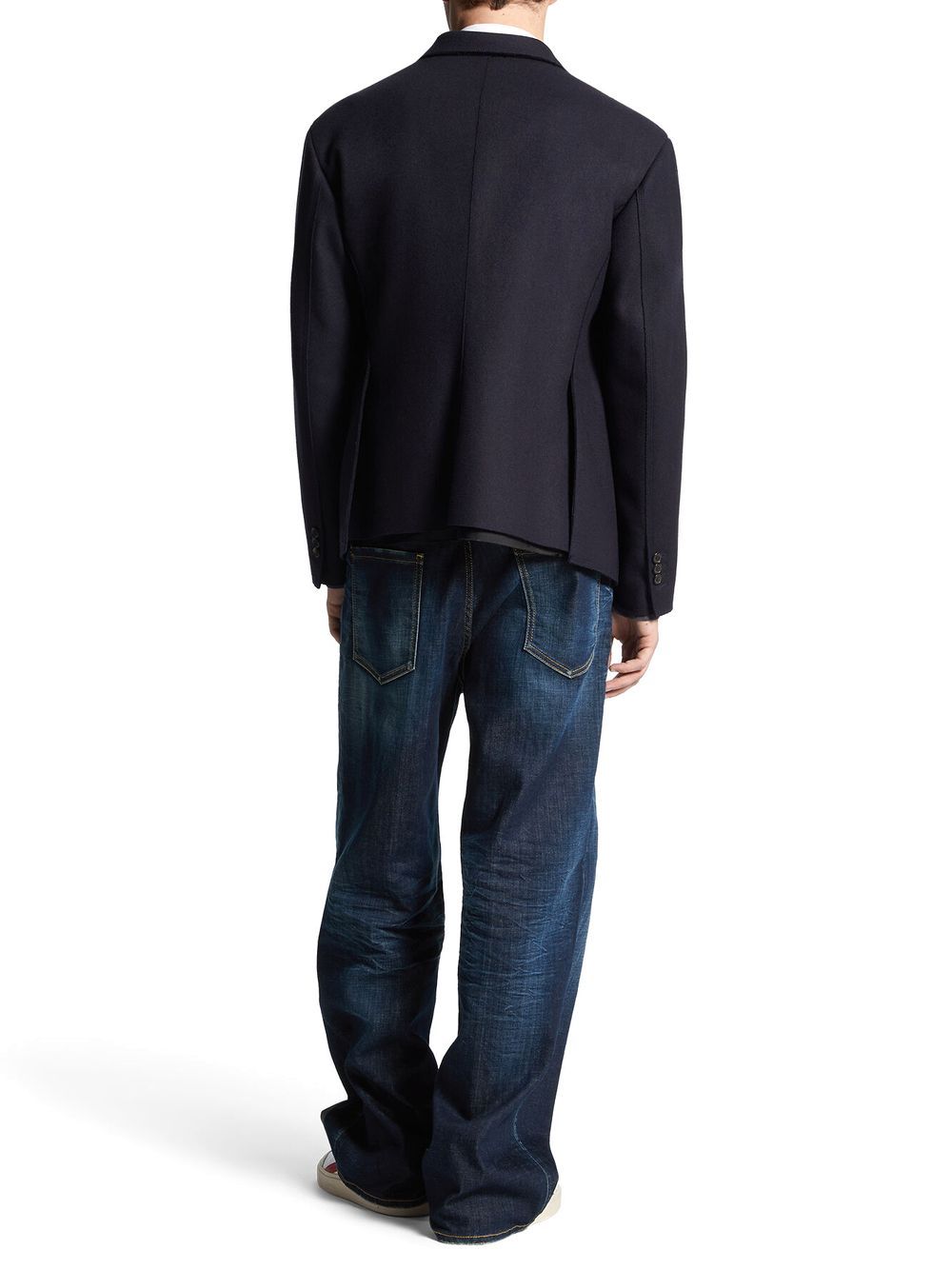 Dark Clean Wash Loose Jeans   ルーズフィット ジーンズ   S74LB1715